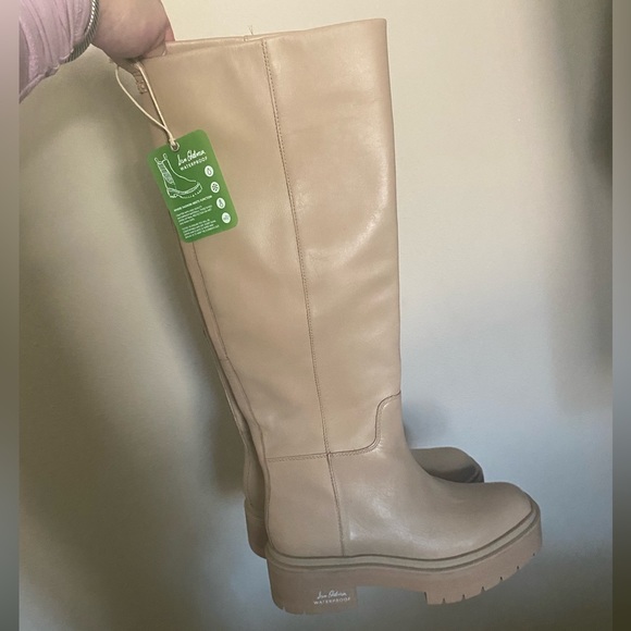 NEW $275 Sam Edelman ‘Larina’ lug sole waterproof leather boots - Picture 7 of 12